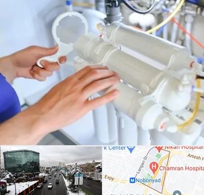 نصب دستگاه تصفیه آب در اقدسیه 