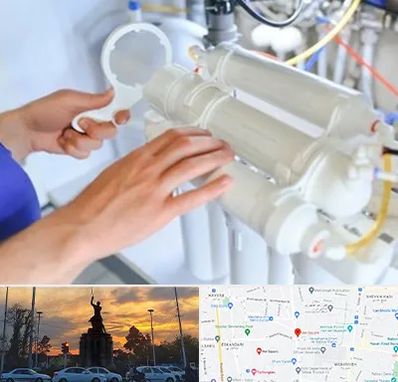 نصب دستگاه تصفیه آب در میدان حر 