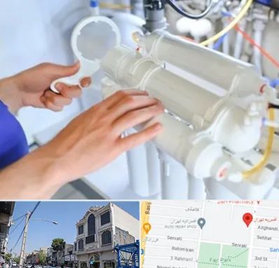 نصب دستگاه تصفیه آب در افسریه 