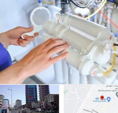 نصب دستگاه تصفیه آب در چهارراه طالقانی کرج 