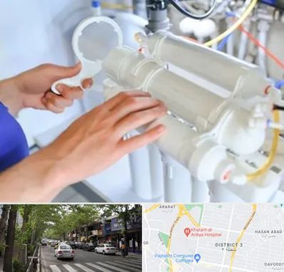 نصب دستگاه تصفیه آب در ظفر 