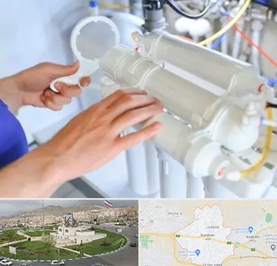 نصب دستگاه تصفیه آب در بومهن