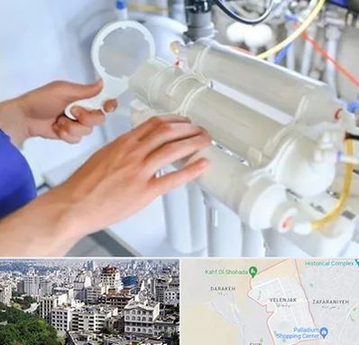 نصب دستگاه تصفیه آب در ولنجک 