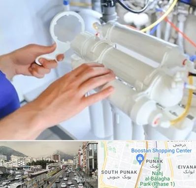 نصب دستگاه تصفیه آب در پونک 