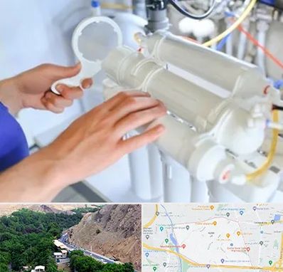 نصب دستگاه تصفیه آب در کن 