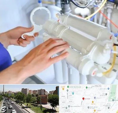 نصب دستگاه تصفیه آب در شهرک آزمایش 