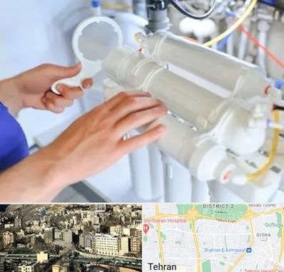 نصب دستگاه تصفیه آب در مرزداران 