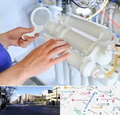 نصب دستگاه تصفیه آب در خیابان ملاصدرا شیراز 