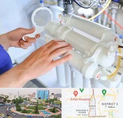 نصب دستگاه تصفیه آب در ونک 