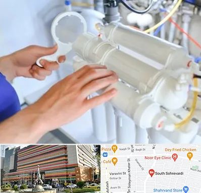 نصب دستگاه تصفیه آب در سهروردی 