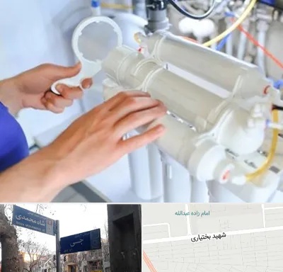 نصب دستگاه تصفیه آب در سی متری جی