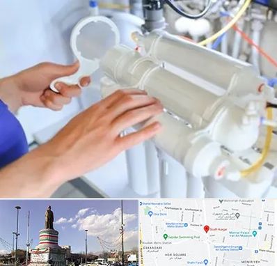 نصب دستگاه تصفیه آب در کارگر جنوبی 