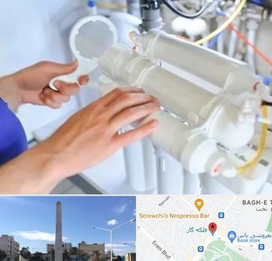 نصب دستگاه تصفیه آب در فلکه گاز شیراز 