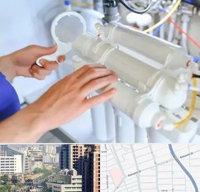 نصب دستگاه تصفیه آب در خیابان بهشتی