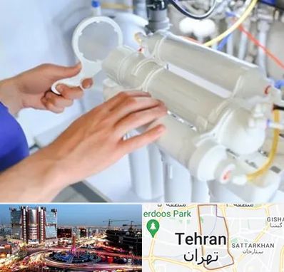 نصب دستگاه تصفیه آب در صادقیه 