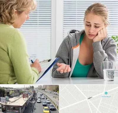 مشاور نوجوان در خیابان دماوند