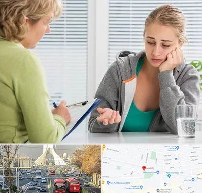 مشاور نوجوان در خیابان آزادی