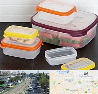 پلاستیک فروشی در جنوب تهران 