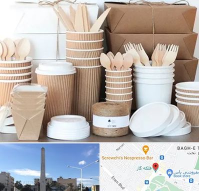 فروش ظروف یکبار مصرف در فلکه گاز شیراز 