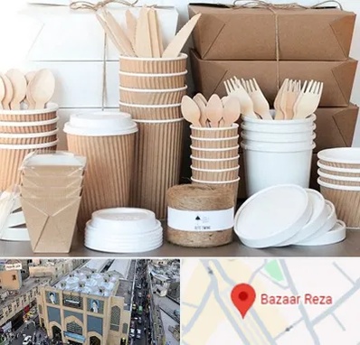 فروش ظروف یکبار مصرف در بازار رضا مشهد