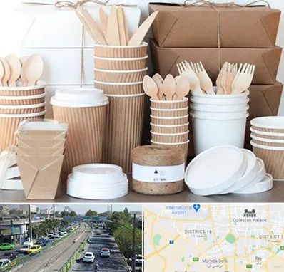 فروش ظروف یکبار مصرف در جنوب تهران 