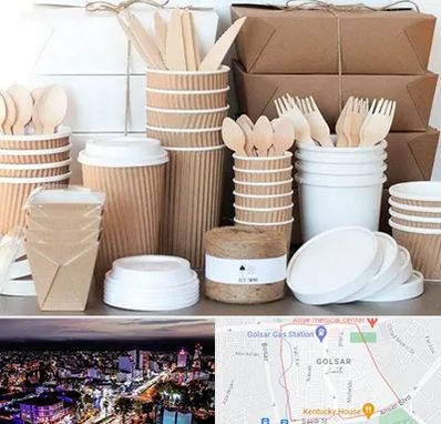 فروش ظروف یکبار مصرف در گلسار رشت 