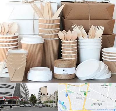 فروش ظروف یکبار مصرف در بلوار فردوس 