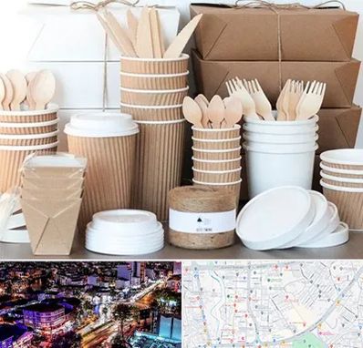 فروش ظروف یکبار مصرف در منظریه رشت 