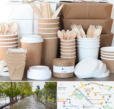 فروش ظروف یکبار مصرف در خیابان ارم شیراز 