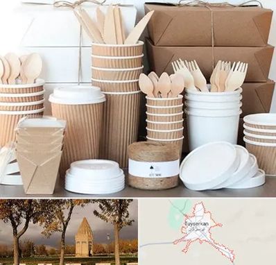 فروش ظروف یکبار مصرف در تویسرکان