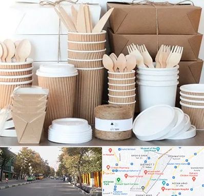 فروش ظروف یکبار مصرف در شریعتی 