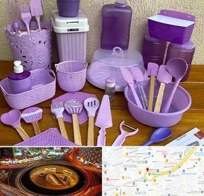 پخش عمده ظروف پلاستیکی در میدان ولیعصر 