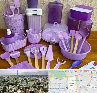 پخش عمده ظروف پلاستیکی در گیشا 