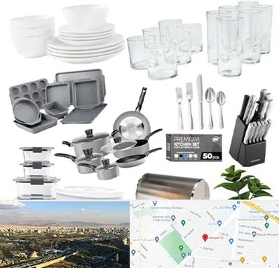 فروشگاه ظروف آشپزخانه در هنگام 