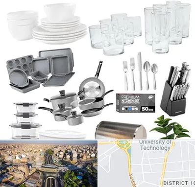 فروشگاه ظروف آشپزخانه در استاد معین 