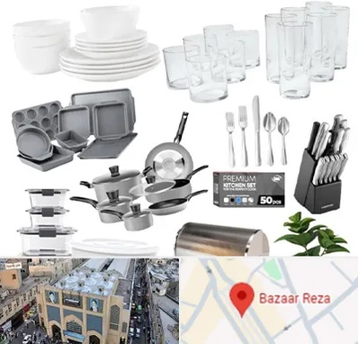 فروشگاه ظروف آشپزخانه در بازار رضا مشهد