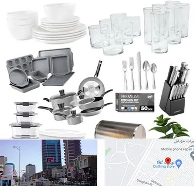 فروشگاه ظروف آشپزخانه در چهارراه طالقانی کرج 