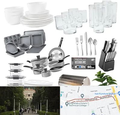 فروشگاه ظروف آشپزخانه در بلوار معلم رشت 