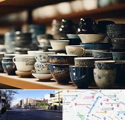 فروش ظروف چینی در خیابان ملاصدرا شیراز 