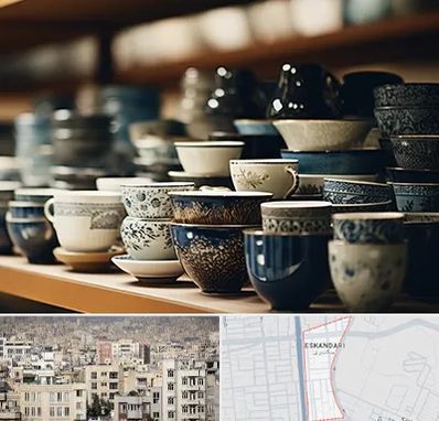 فروش ظروف چینی در اسکندری