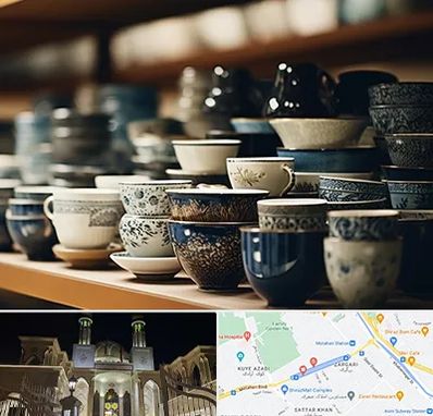 فروش ظروف چینی در زرگری شیراز 