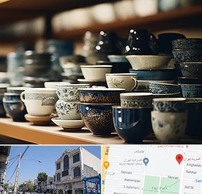 فروش ظروف چینی در افسریه 