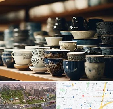 فروش ظروف چینی در آیت الله کاشانی 