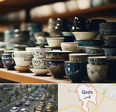 فروش ظروف چینی در شهر قدس