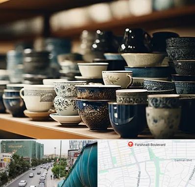 فروش ظروف چینی در بلوار فرحزادی