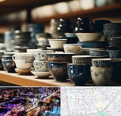 فروش ظروف چینی در منظریه رشت 