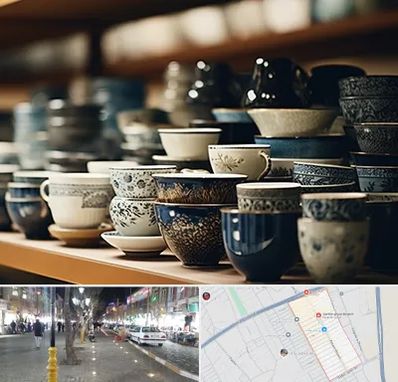 فروش ظروف چینی در باغ فیض اسلامشهر