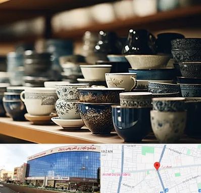 فروش ظروف چینی در نصف راه تبریز