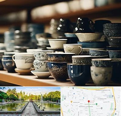 فروش ظروف چینی در سرسبز 