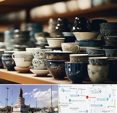 فروش ظروف چینی در کارگر جنوبی 